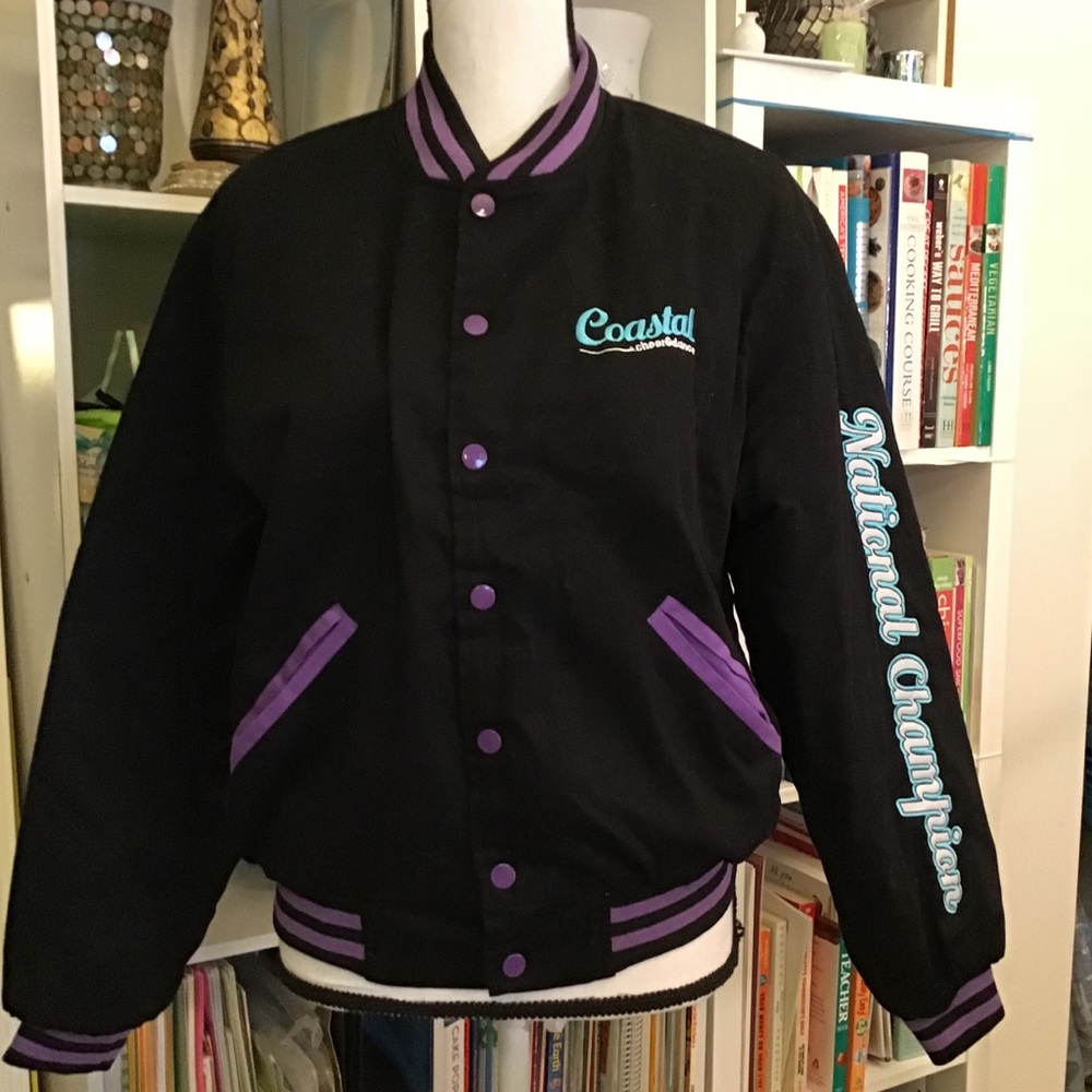 Coastal black sport jacket 100% cotton S